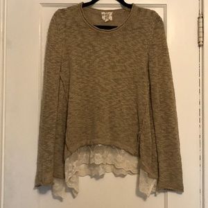 SOLD Hippie Rose Sweater